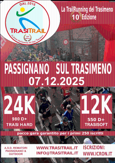 locandina Trasitrail 2025 - Passignano sul Trasimeno